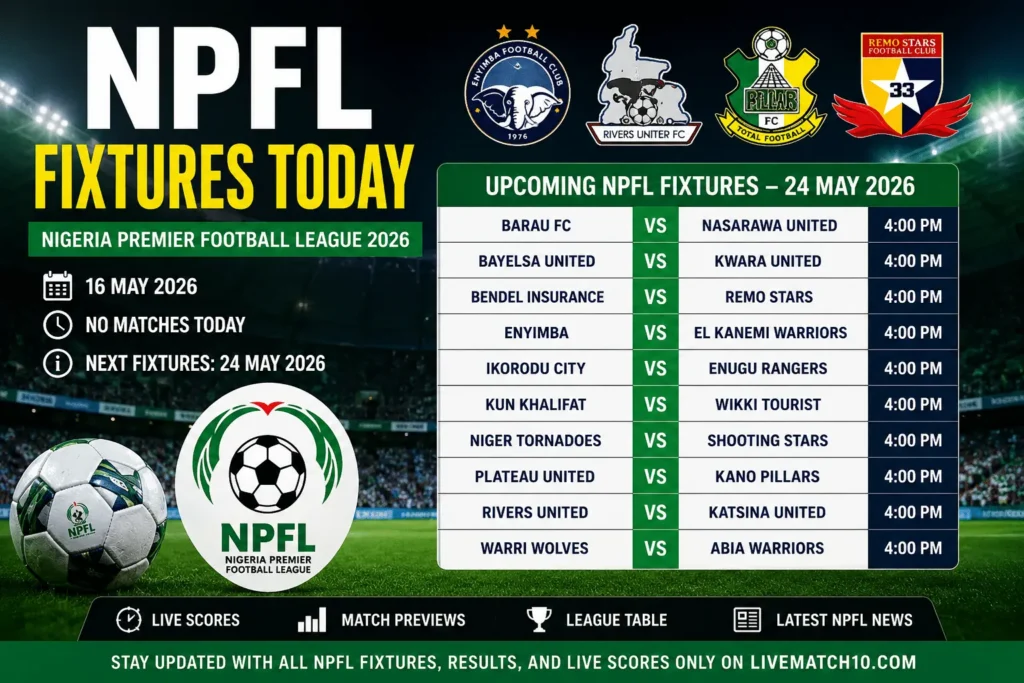 NPFL Fixture This Week